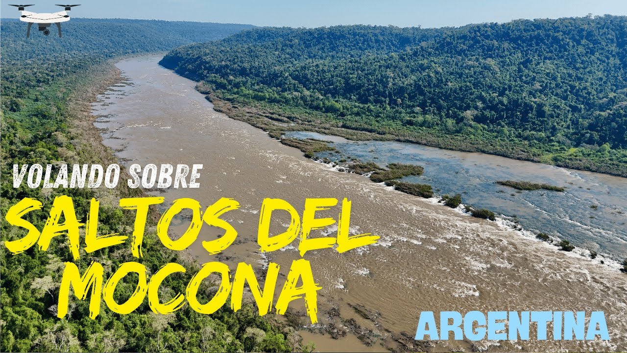 Saltos del Mocona Misiones Argentina DRONE FOOTAGE