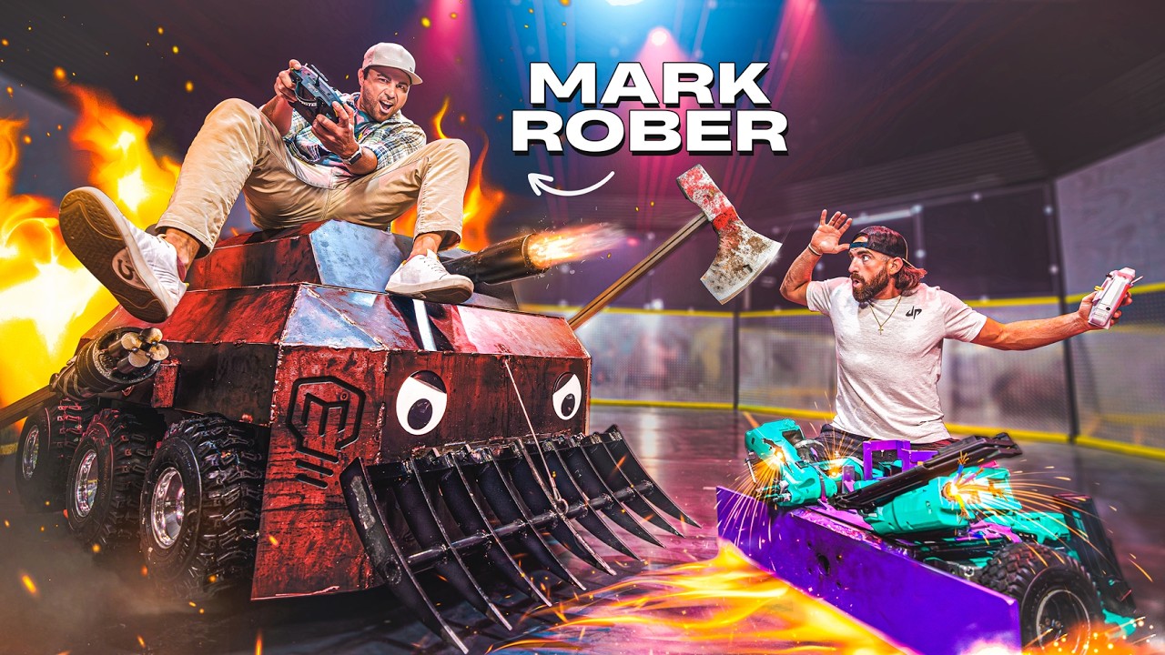 Dude Perfect против Марка Робера: Battlebots