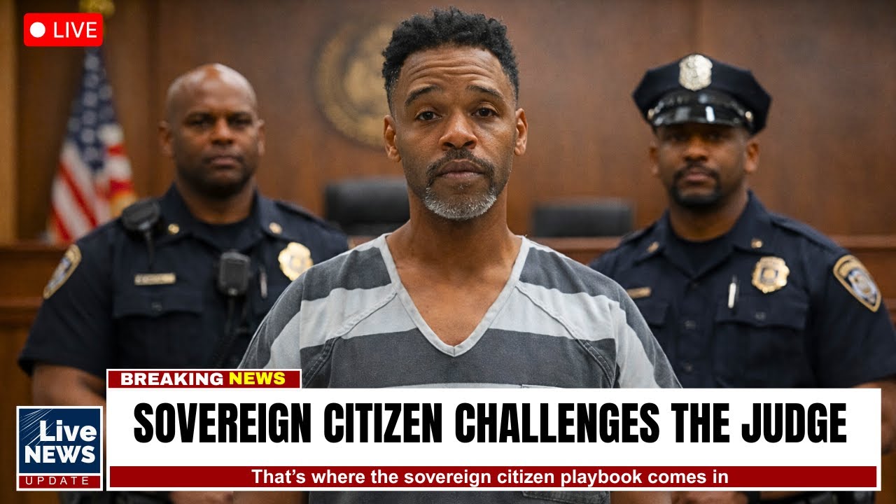 Sovereign Citizen Rejects Court — Judge Orders Jail After Refusing Fingerprints