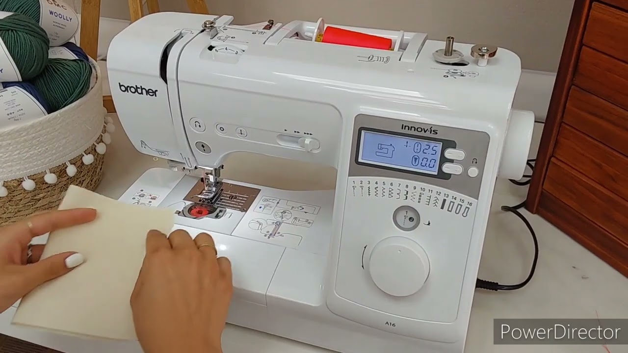 Brother Innovis A16 - enfilage TUTO