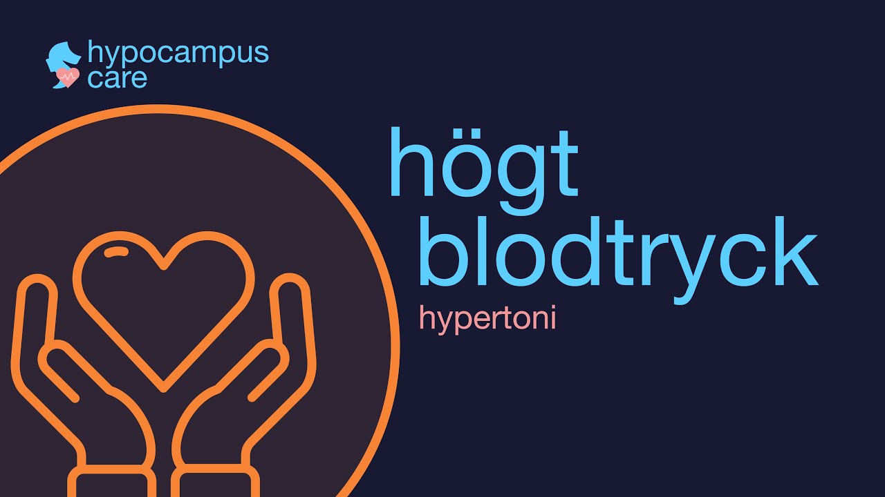 Högt blodtryck (hypertoni)