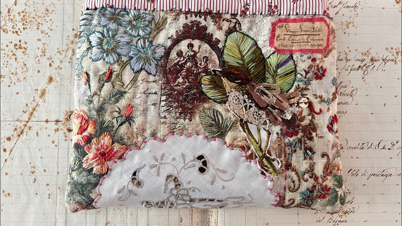 #slowstitching craft with me | FINISHED my Juju pouch