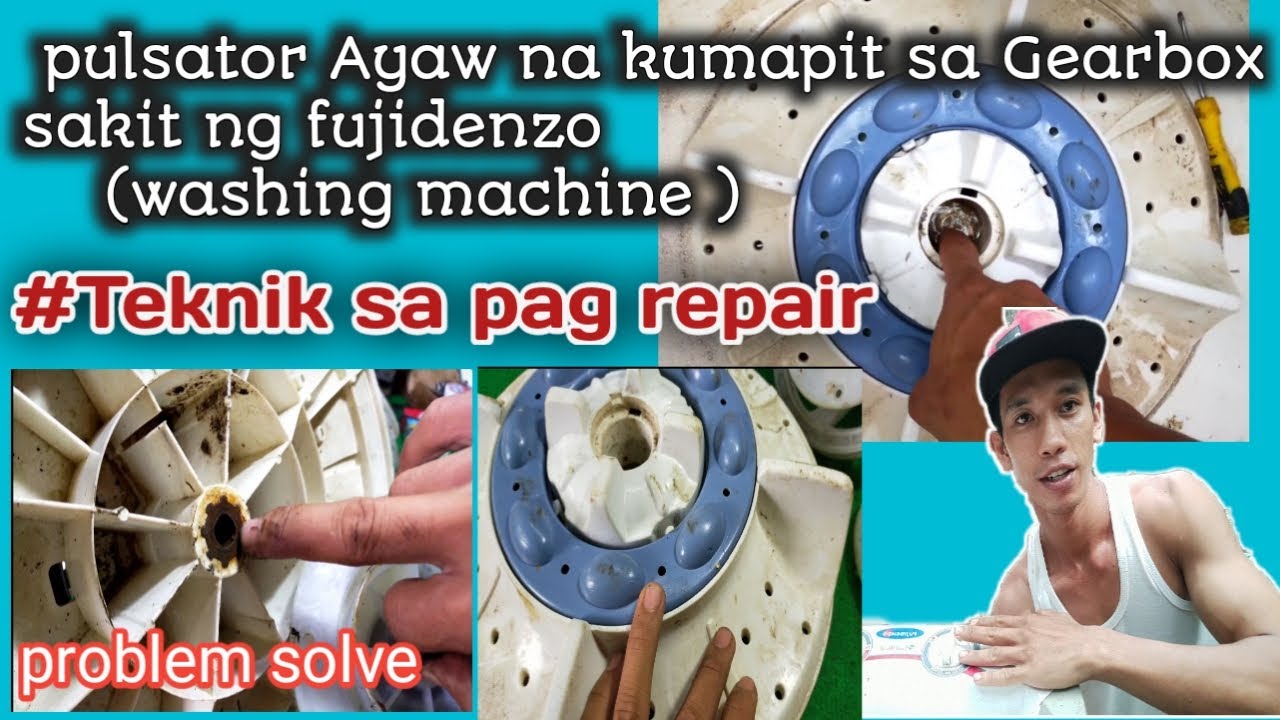 Pulsator ng Washing machine ayaw kumapit sa Gearbox slide na , Tiknik panoorin JM tutorial.