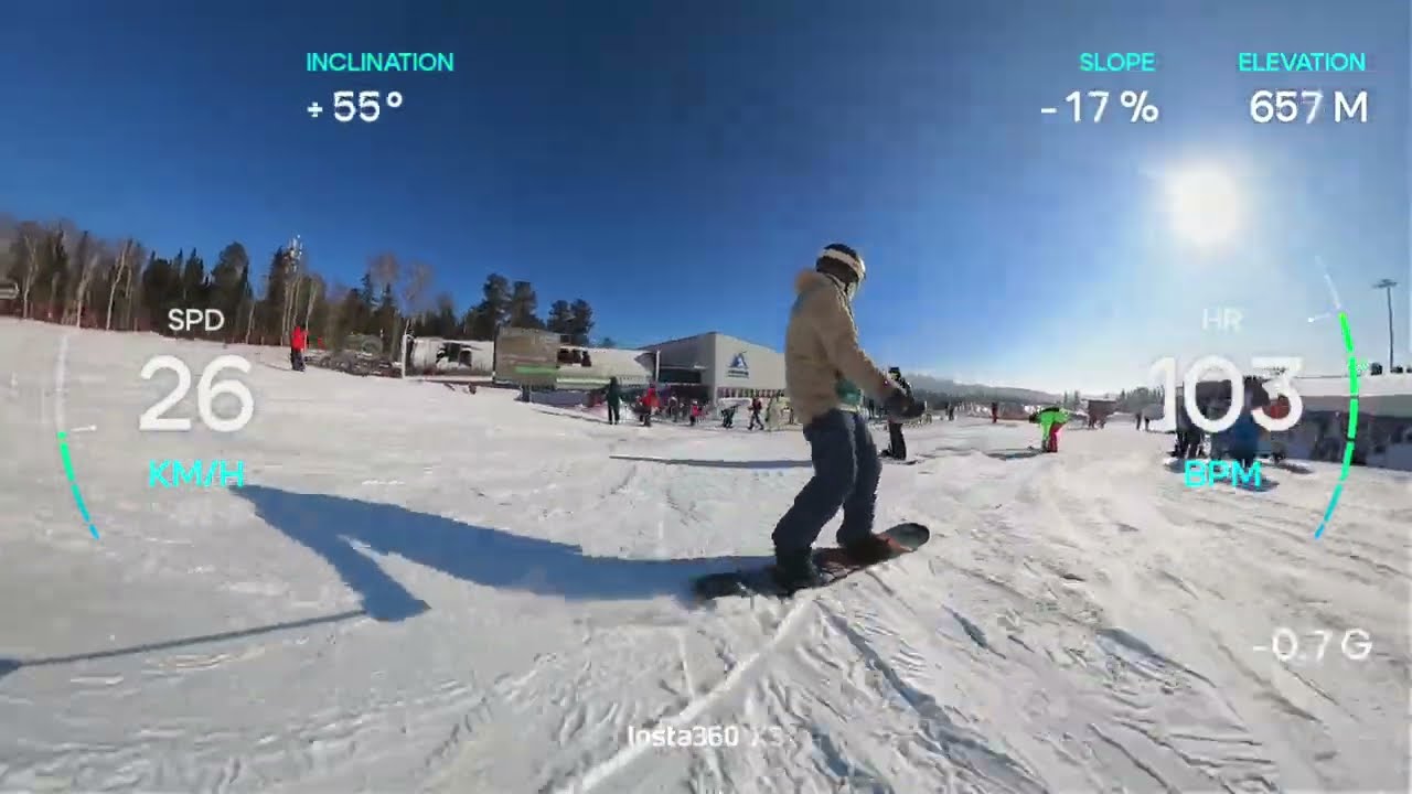 Шерегеш восток ❄️ nitro smp 🏔️ insta360