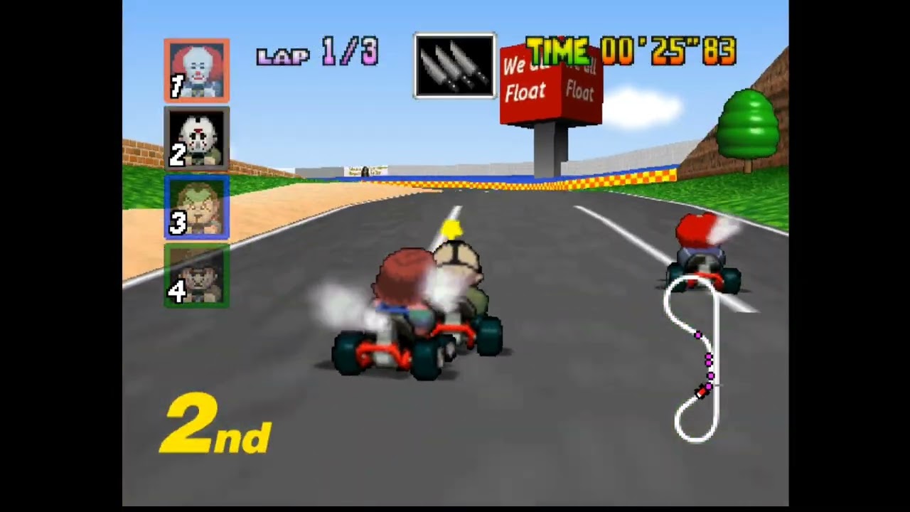 SLASHER KART 64 NINTENDO 64
