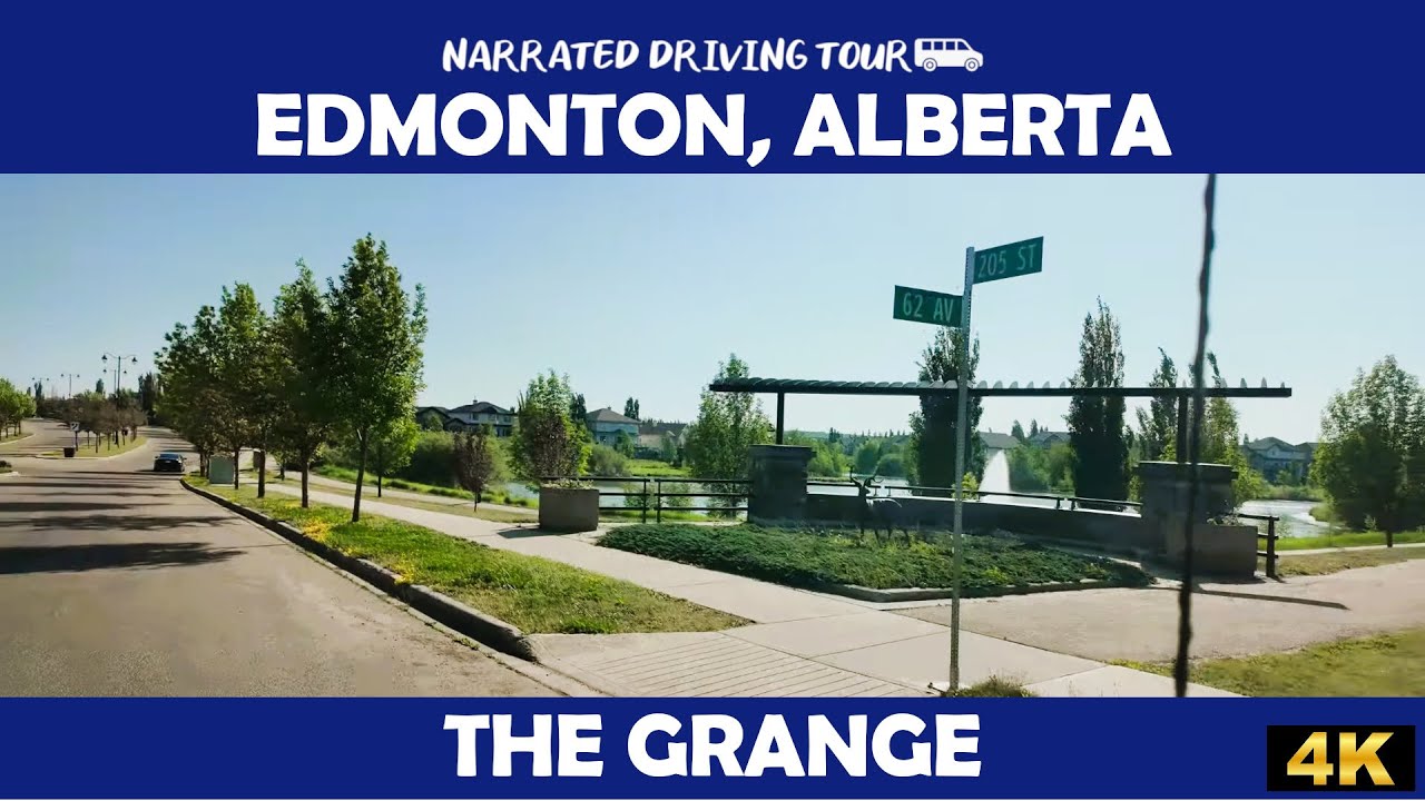 🚗 Edmonton Alberta - The Grange 🚗 4K Drive
