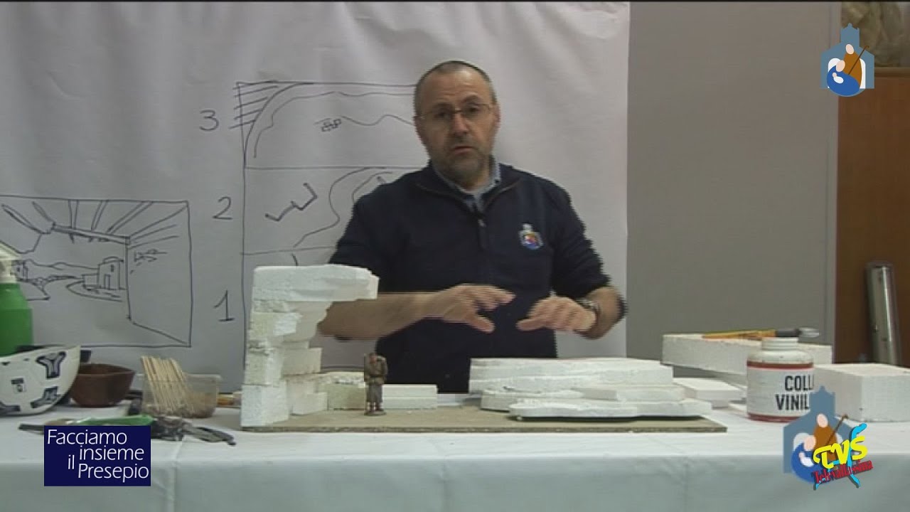 VIDEOCORSO - FACCIAMO INSIEME IL PRESEPIO - PUNTATA 2 - LA TECNICA DEL GESSO - 1° parte