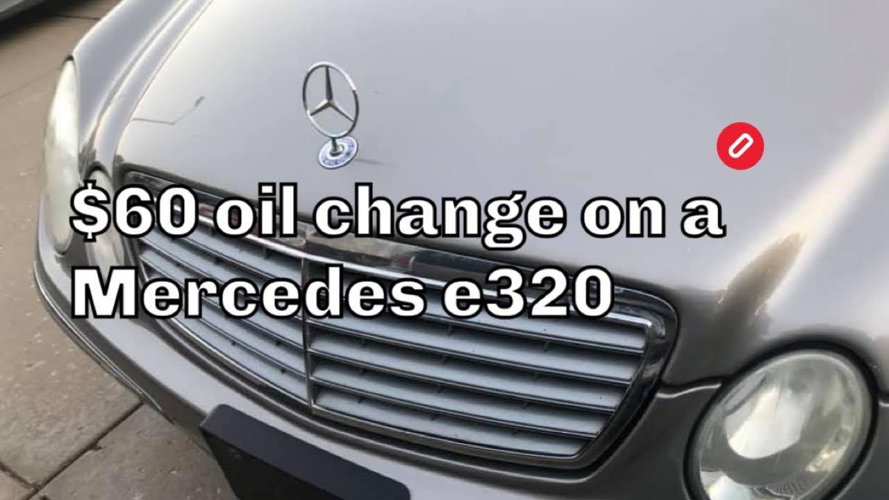 Замена масла в Mercedes Benz W211 2005 года, экономия $$$. Сделай сам.