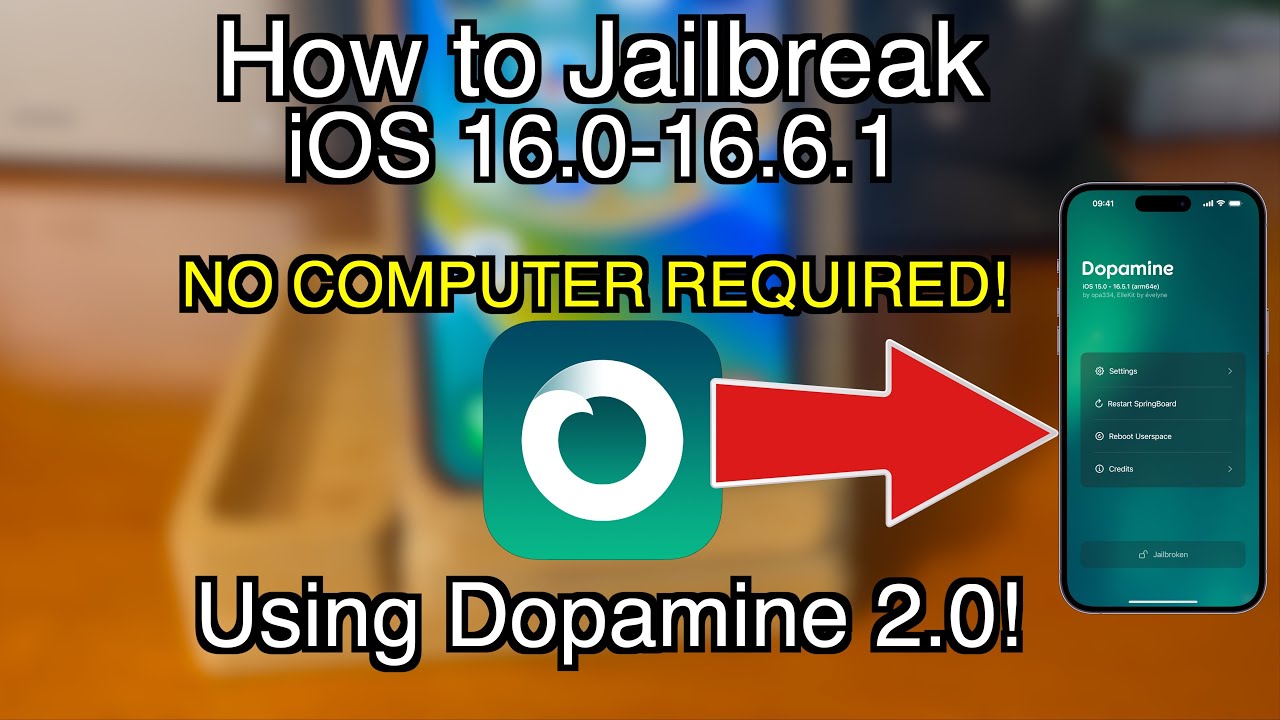 How to Jailbreak iOS 16.0-16.6.1 with Dopamine 2.0! [A12-A16/M1/M2 NO PC ALL DEVICES]