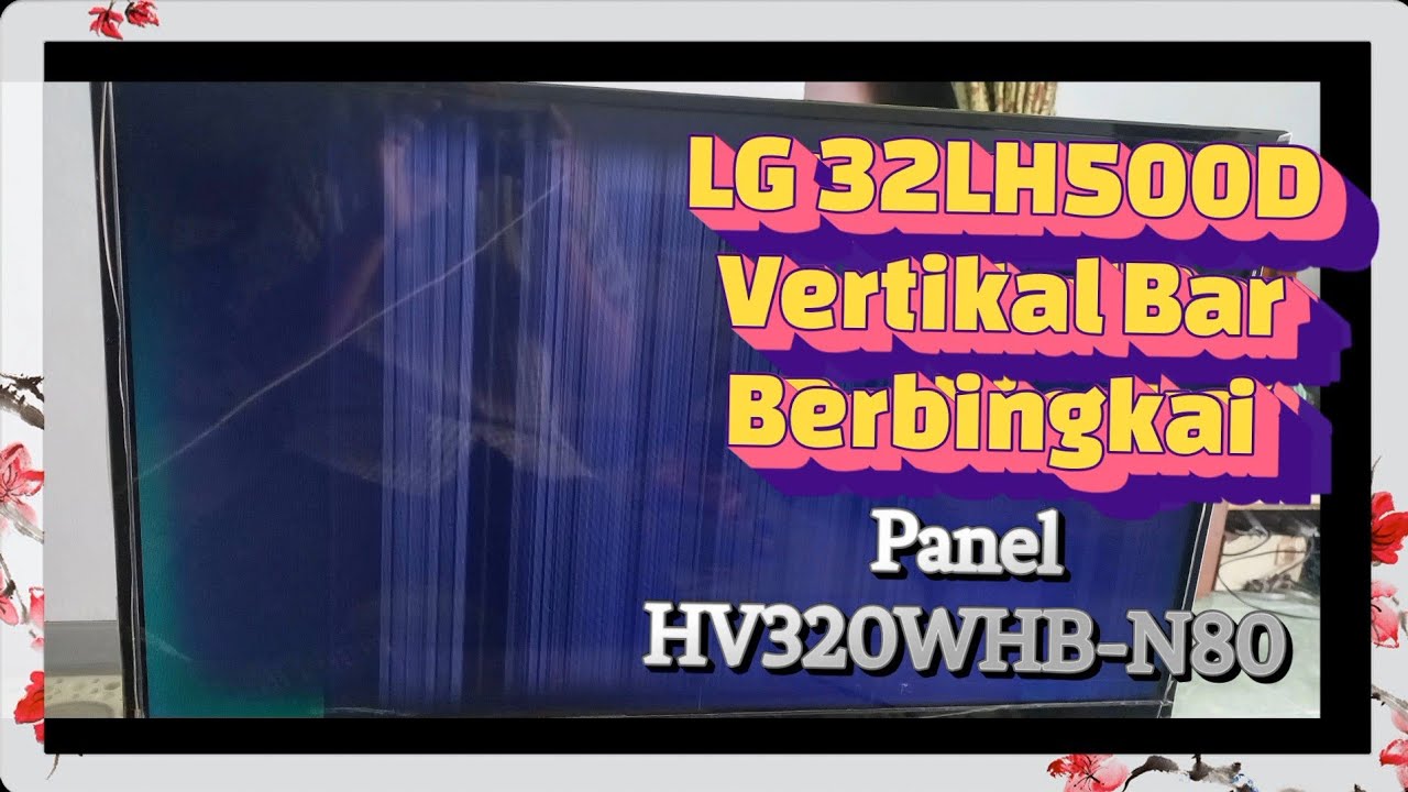 TV Led LG 32LH500D Blank Vertikal Bar Berbingkai @3putraelektronik @electrical407