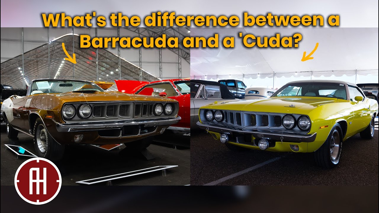 What's the difference? Comparing the 1971 Barracuda and 'Cuda