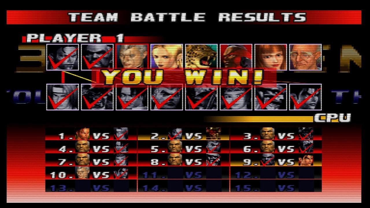 Team Battle Mode Part 54 - Tekken 3 PS 5 Gameplay