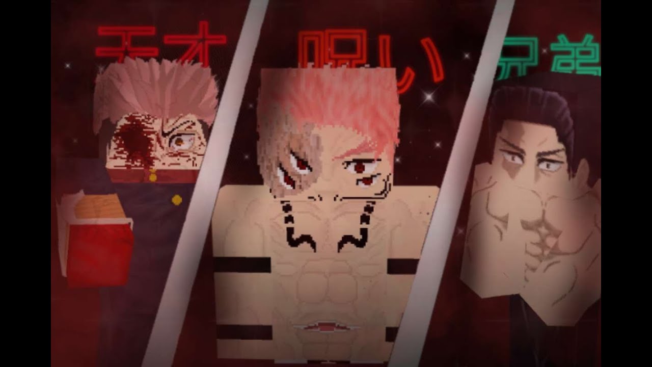 Eu recriei a luta de Yuji Itadori e Aoi Todo Vs Sukuna Heian No Minecraft