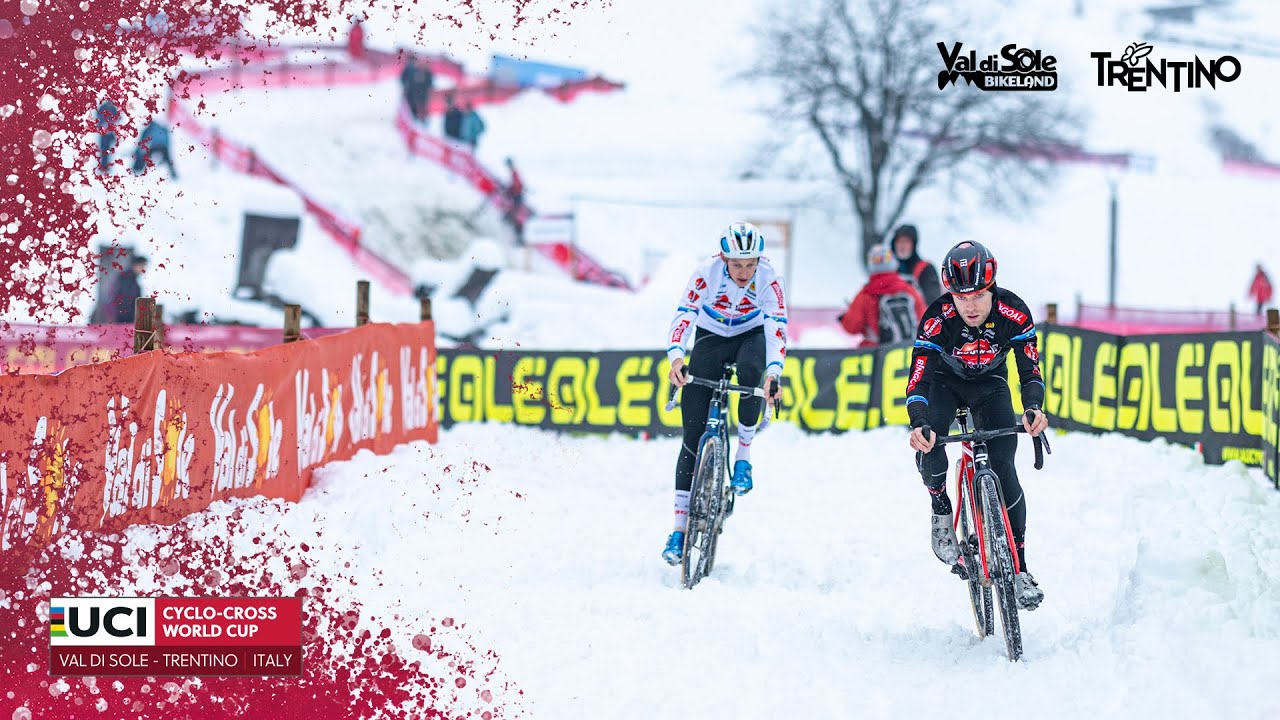 Cyclo-Cross World Cup course preview in Val di Sole w/ Iserbyt & Vanthourenhout