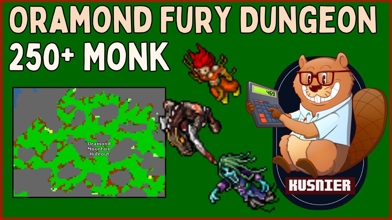 Oramond Fury Hideout | 250+ Monk | Tibia