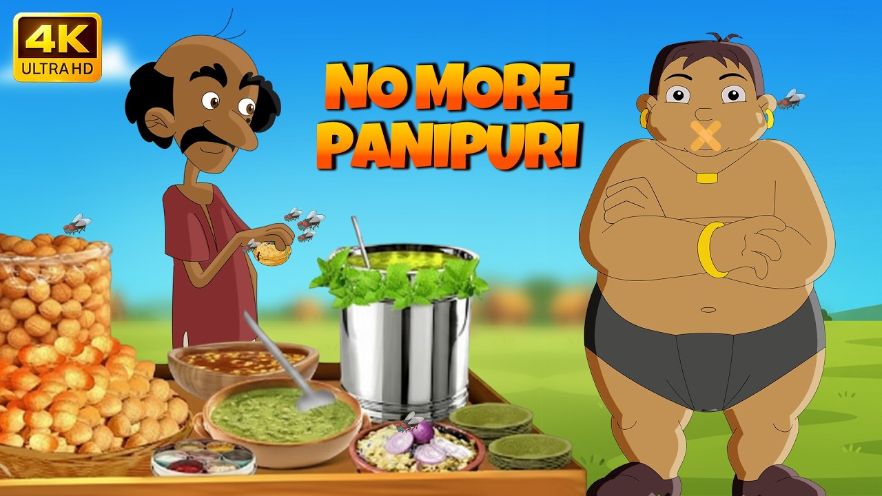 Kalia Ustaad - No More Panipuri | Funny Videos | Chhota Bheem Cartoon