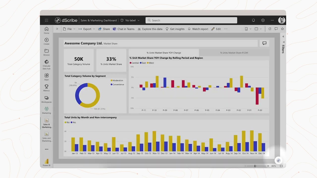 dScribe data: The fastest way to document your report, definitions and data.