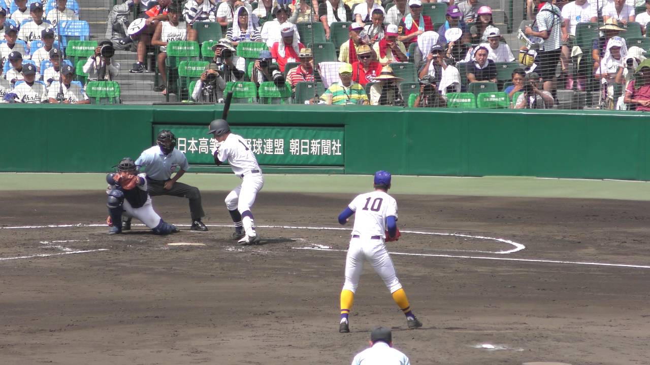 ≪選手権≫甲子園(2016)　準決勝　北海－秀岳館　３回裏