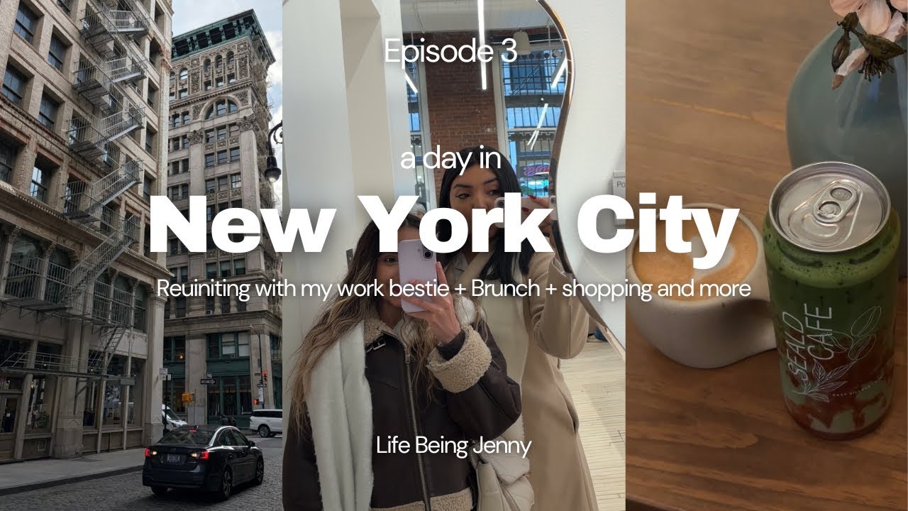 A DAY IN NYC VLOG🗽| reuniting with my work bestie + brunch + Matcha and more 