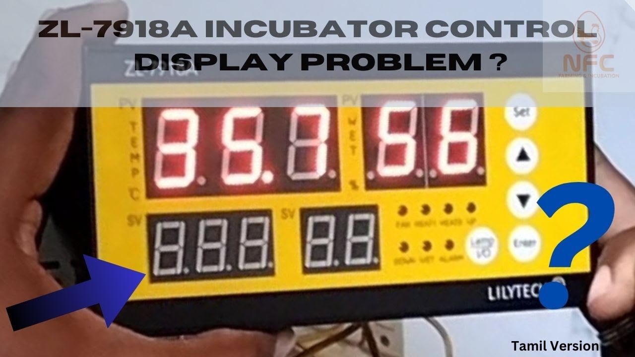 ZL-7918A Incubator Control Display Problem ?
