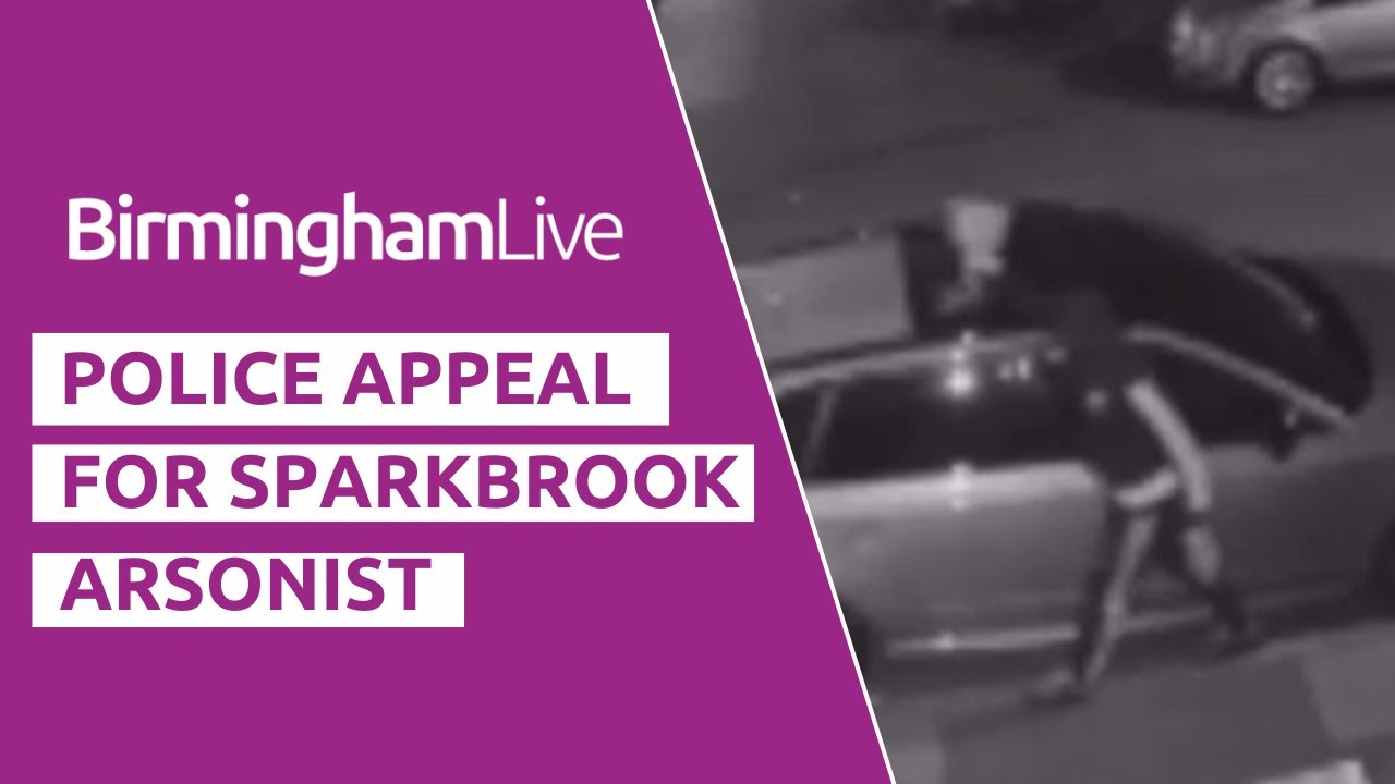 Police appeal for Sparkbrook arsonist who calmly sets fire to two cars in street