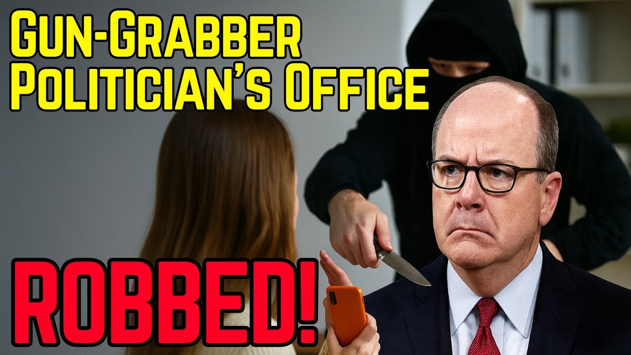 Gun-Grabber Politician's Office ROBBED! Isn't It Ironic?!