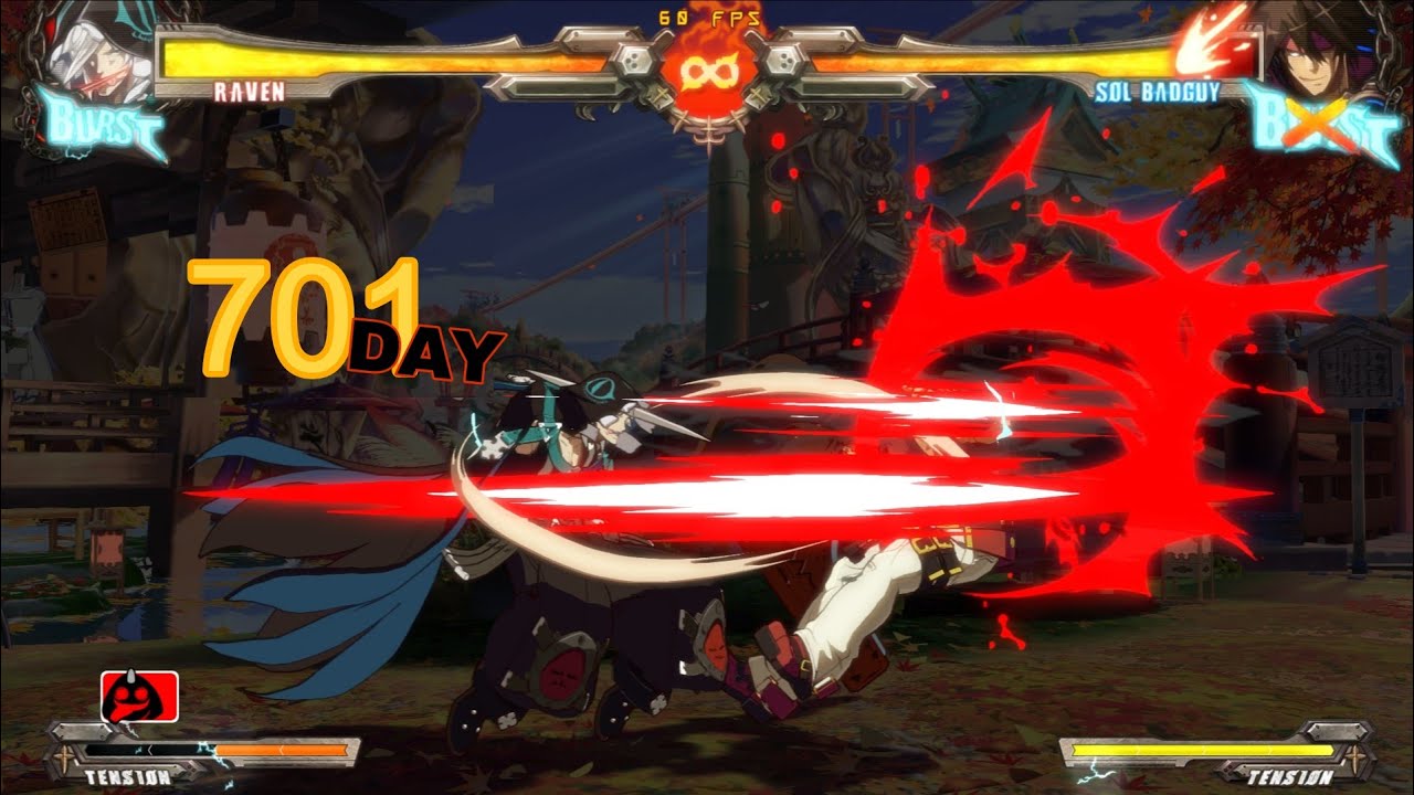 guilty gear every day until Raven is in strive (day 701)