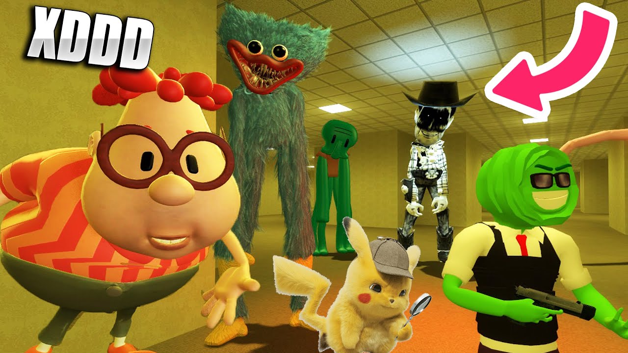 Le ponemos mods a los backrooms con MEMES XD - (GARRY'S MOD) con Lechu y Invark