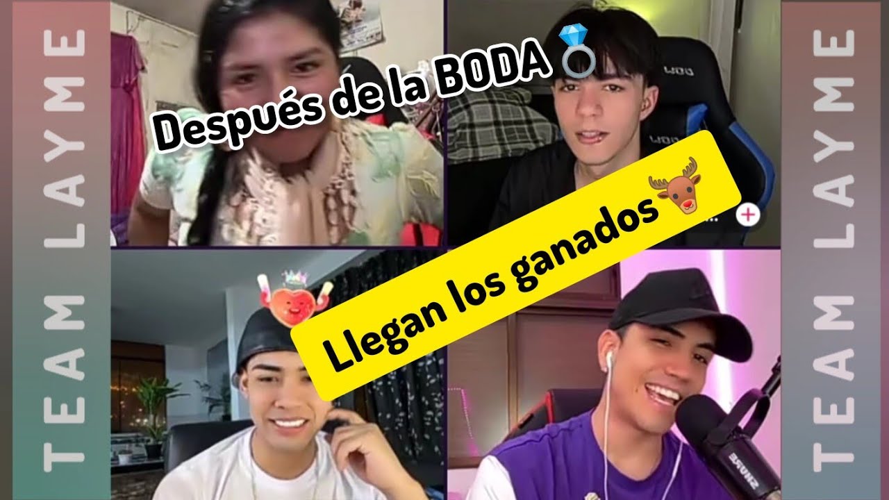 despues de la boda de LAYME llegaron sus ganados 🤣