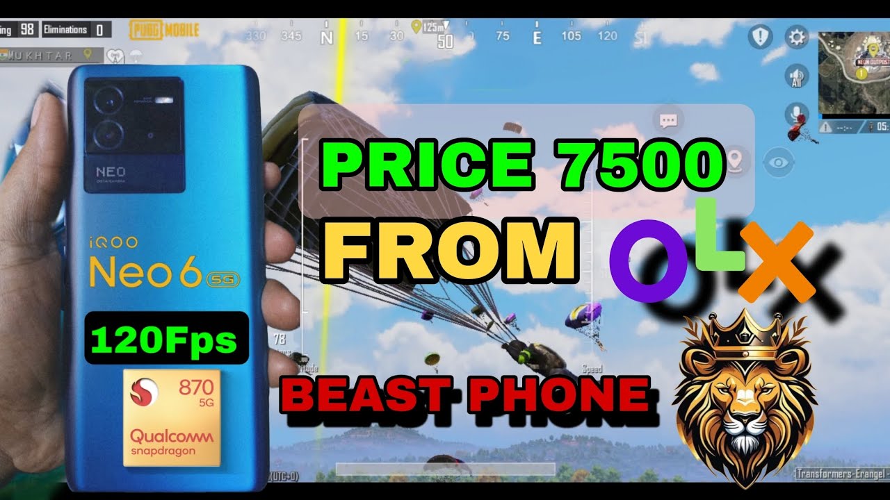 iQOO Neo 6 BGMI Test in 2025 | 3 Year Old Gaming Phone Still Beast? 🔥 Smooth+HDR + FPS Check! Part-2