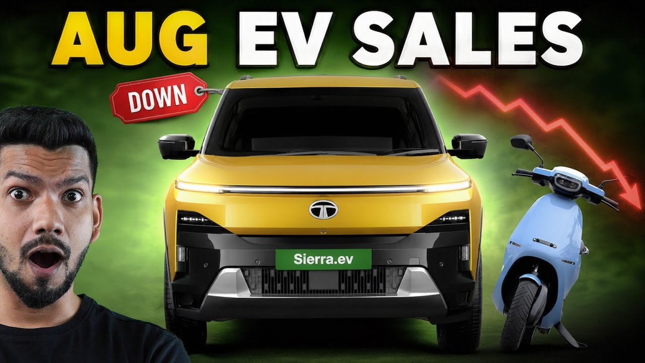 EV Sales August 2026 | Sales down after the record ❌