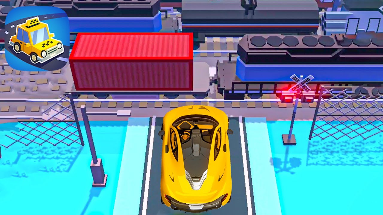 TAXI RUN 3D - FUNNY CRAZY DRIVER TAXI DRIVE - Walkthrough Gameplay -All Levels TRPOL 9008