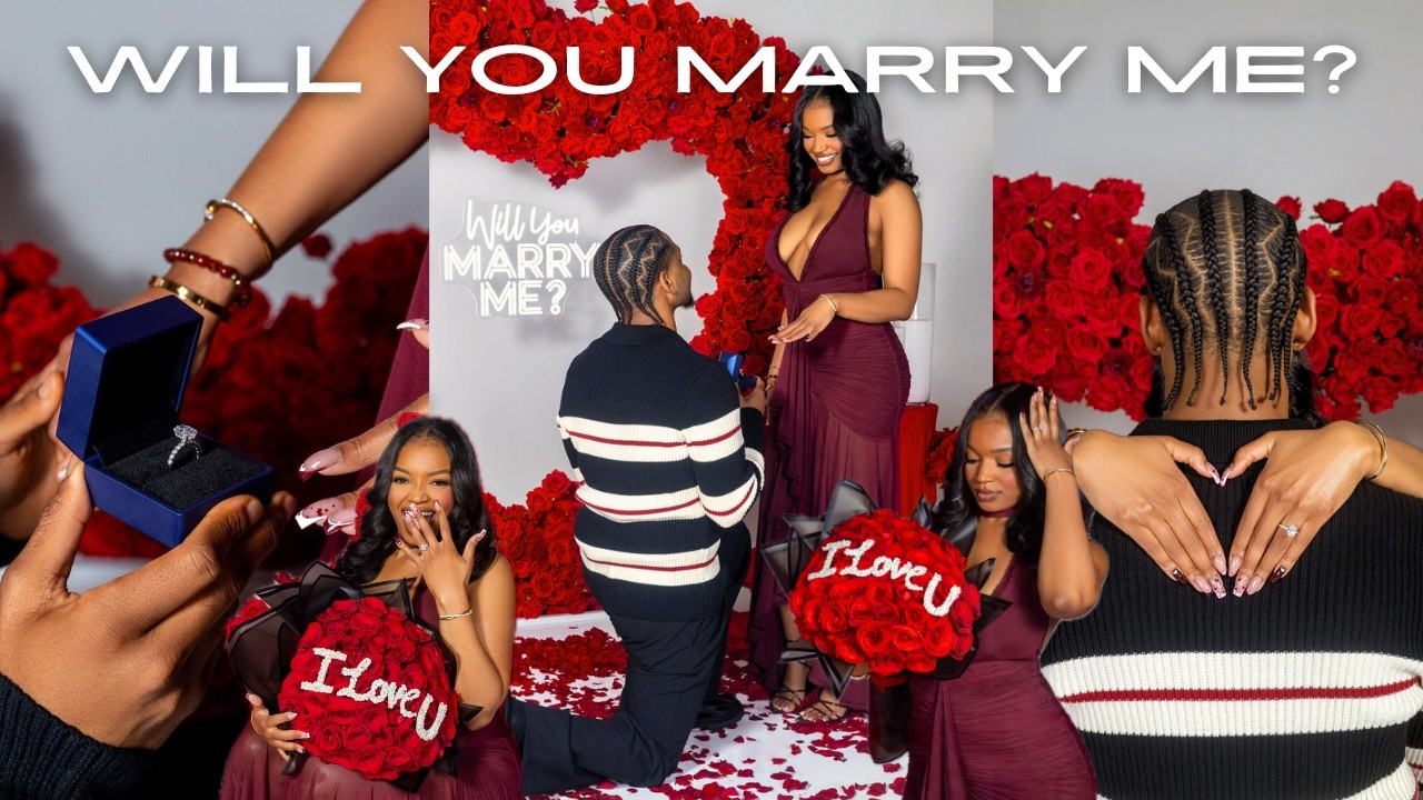 I thought it was just Valentine's Day...then he PROPOSED!💍