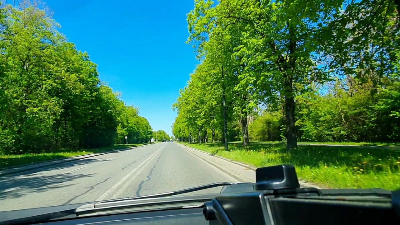 Driving - A ride around park na Zdrowie (Ł&oacute;dź) (No Music No Talking), May 2026