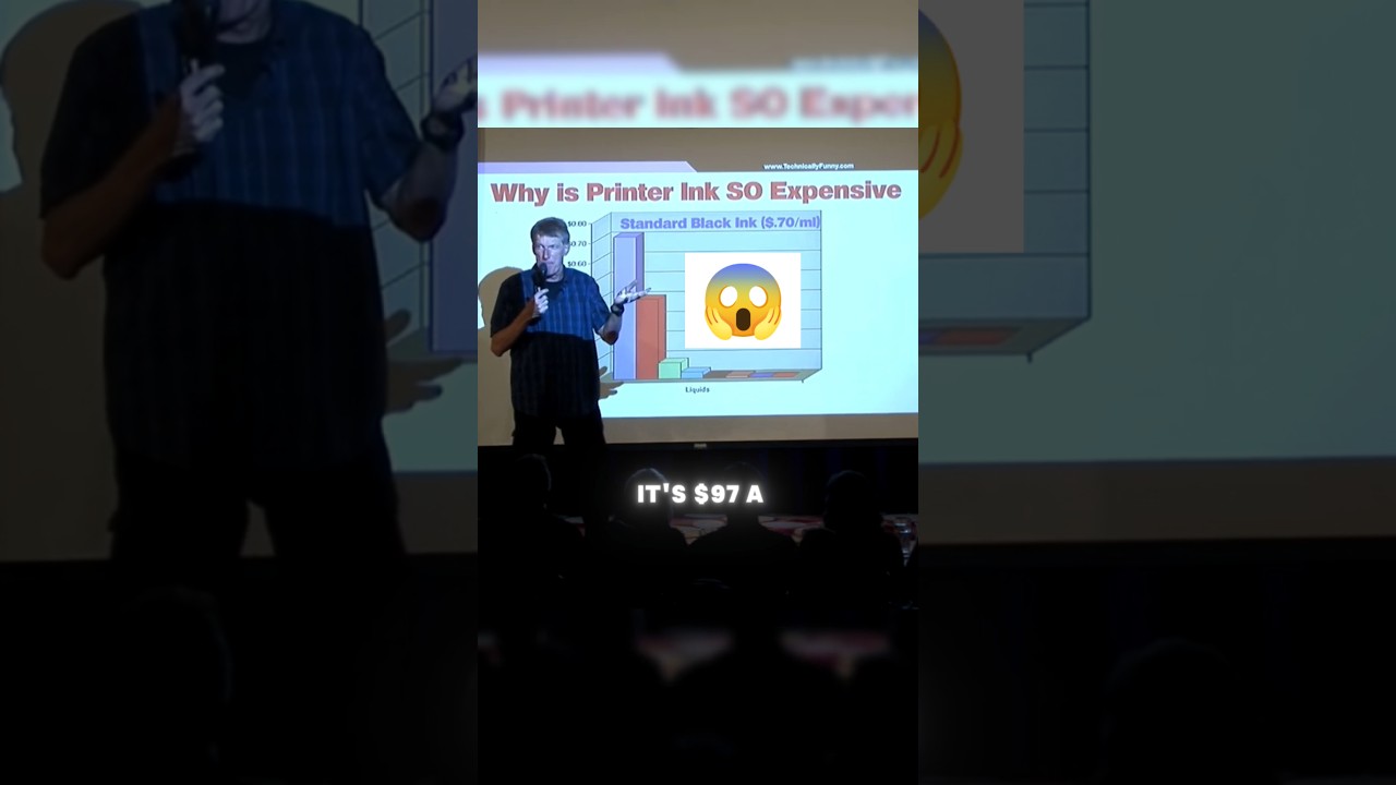 Почему чернила для принтера 🖨️ такие дорогие 🫰😱 #donmcmillan #printerink #powerpoint #standupcome...