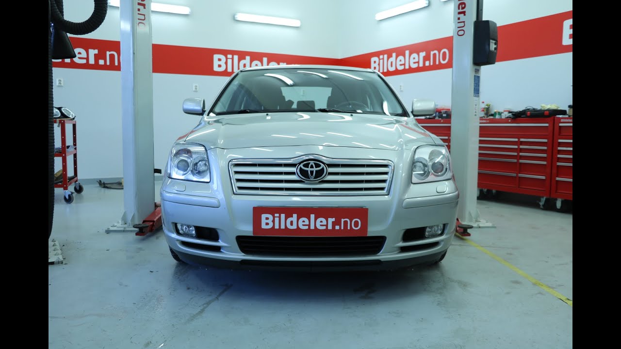 Toyota Avensis: Hvordan bytte hjullager foran - 2003 til 2008 mod. (T25)