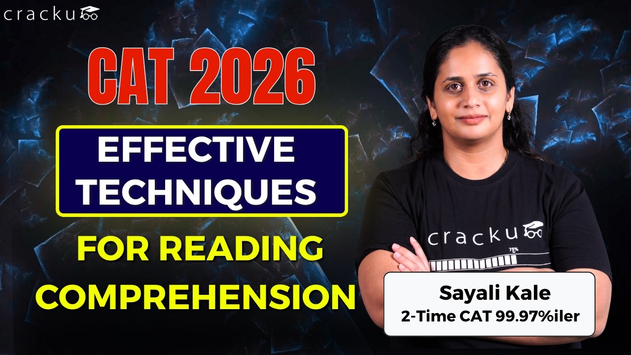 CAT Reading Comprehension Tips to Improve Accuracy and Speed By Sayali Ma'am
