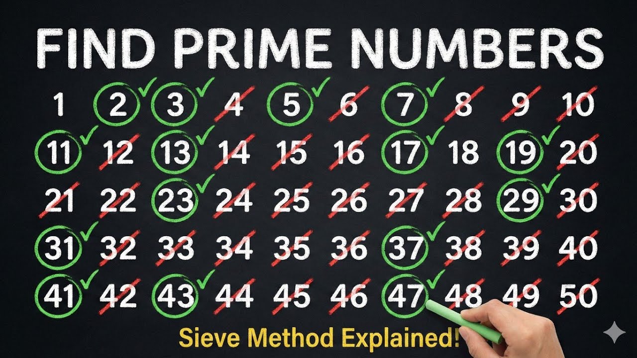 PRIME NUMBERS-HOW TO FIND | RAILWAYWALATELUGU 