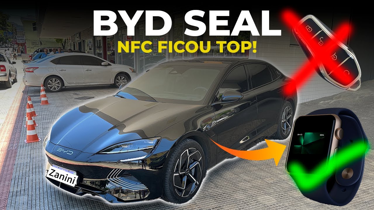🔴 BYD SEAL: NFC - ABRIR E LIGAR O CARRO USANDO O APPLE WATCH E O IPHONE