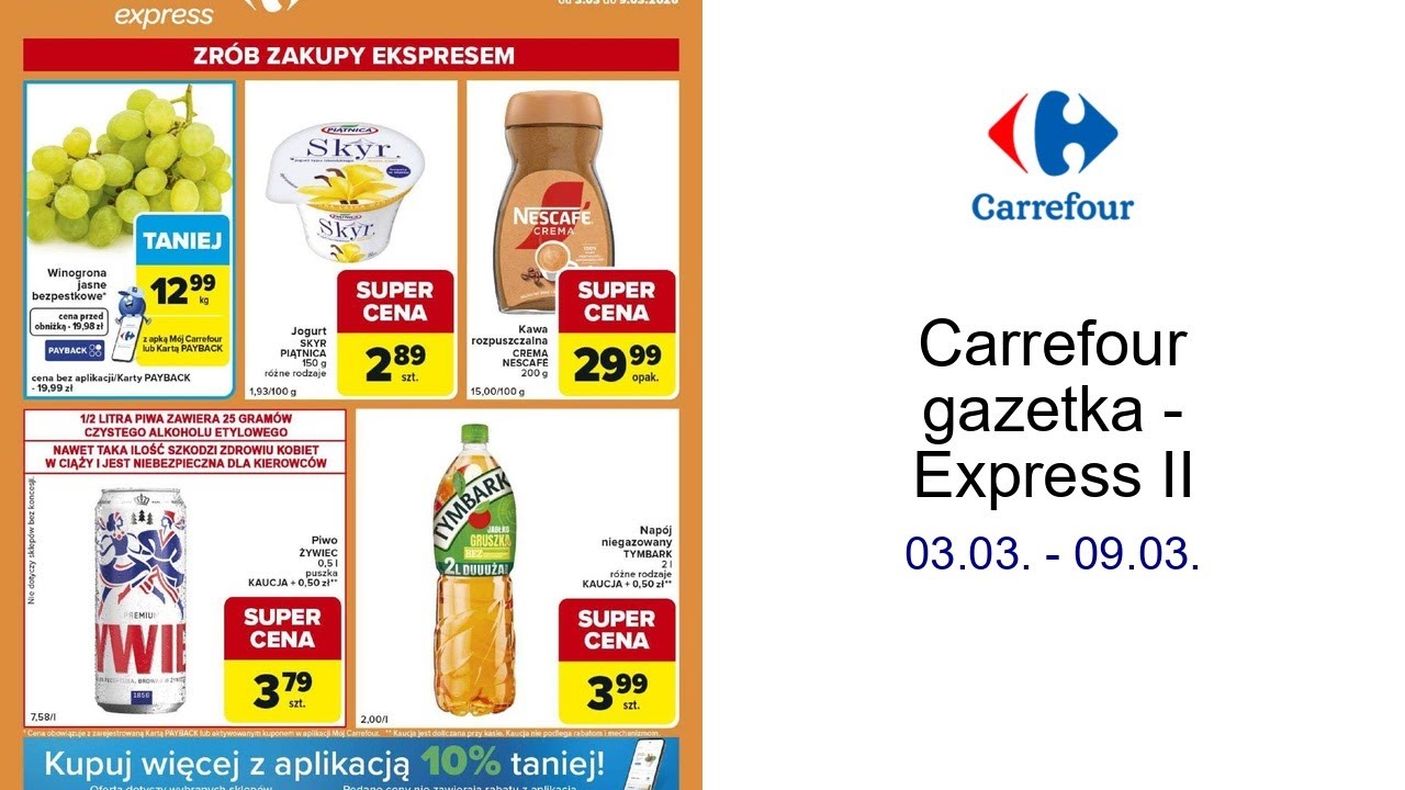 Carrefour gazetka - Express II 03.03. - 09.03.