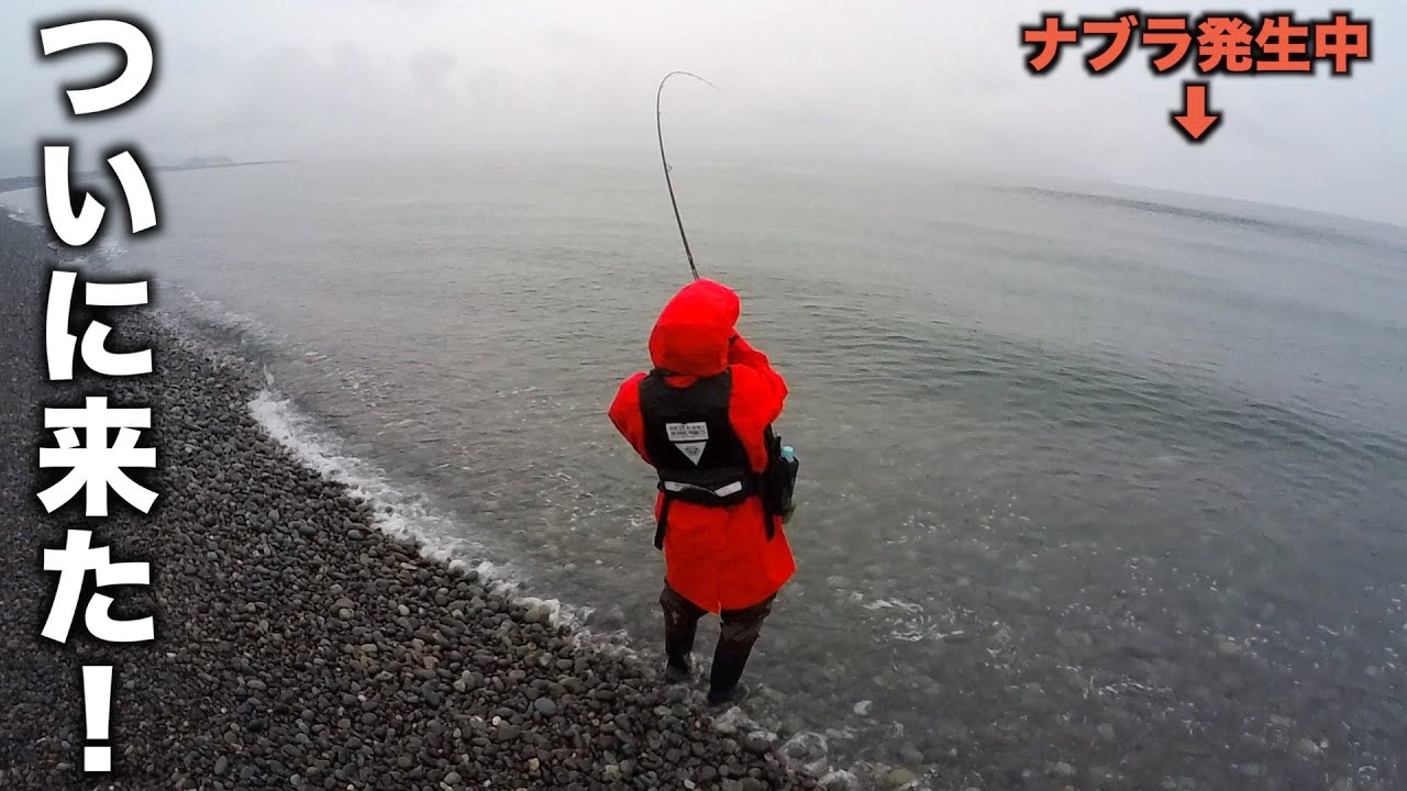 通い続けた静岡サーフでついに！！ただいまフィッシュが！