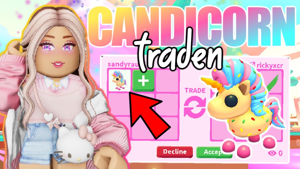 hätte ich diesen TRADE  für das CANDICORN 🦄 annehmen sollen? Adopt Me! Roblox