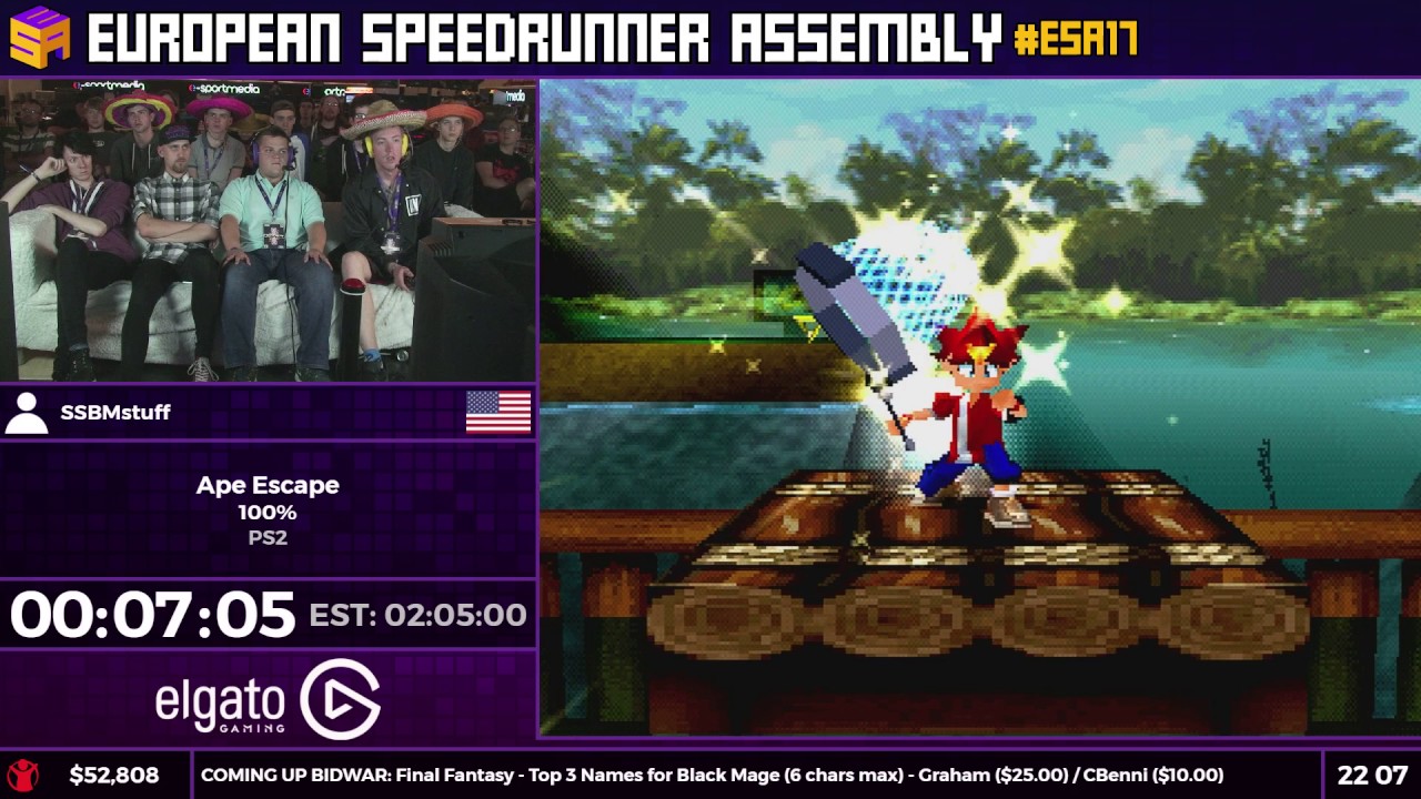 #ESA17 Speedruns - Ape Escape [100%] by SSBMstuff