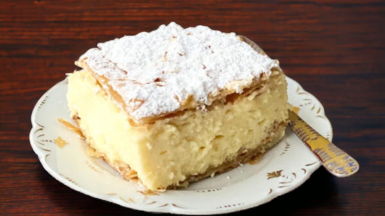 The Best Vanilla Custard Slice - Kremšnita / Krempita / Cremeschnitte Recipe