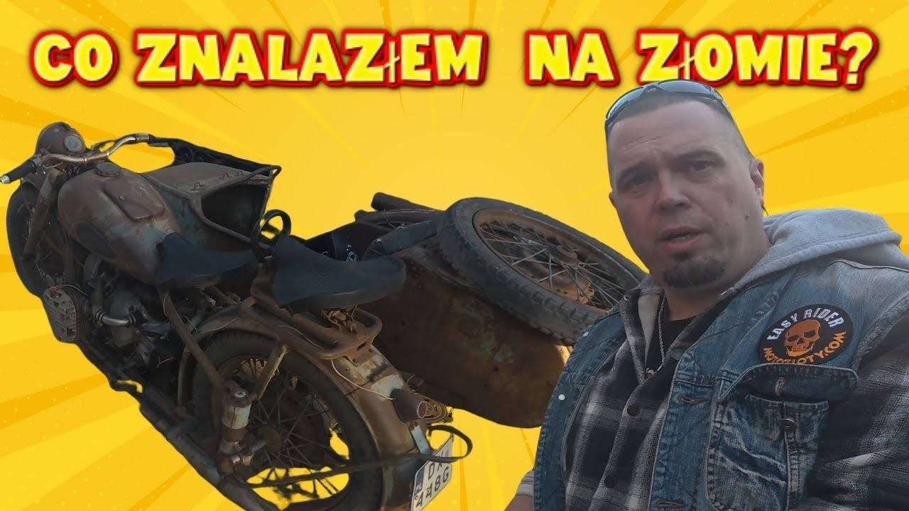 Pojechałem starym motocyklem na złom… i znalazłem skarby