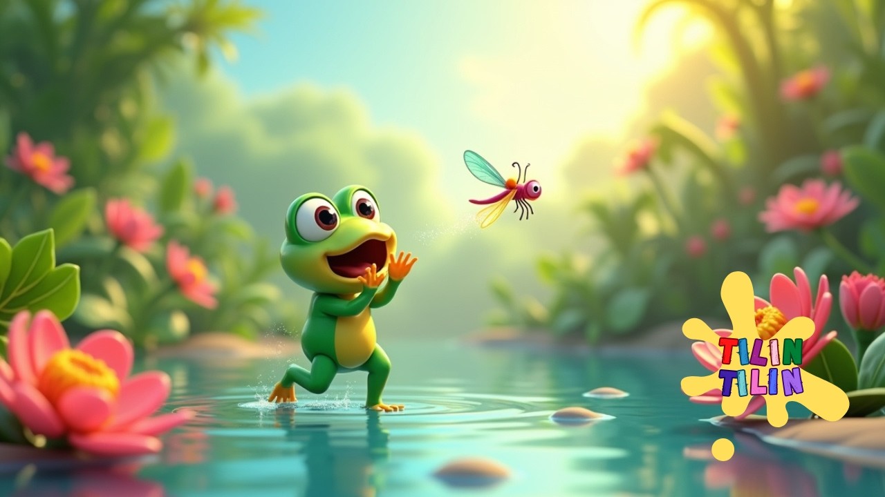 Rã Saltitante | Música Infantil para Brincar e Aprender 🌈💧