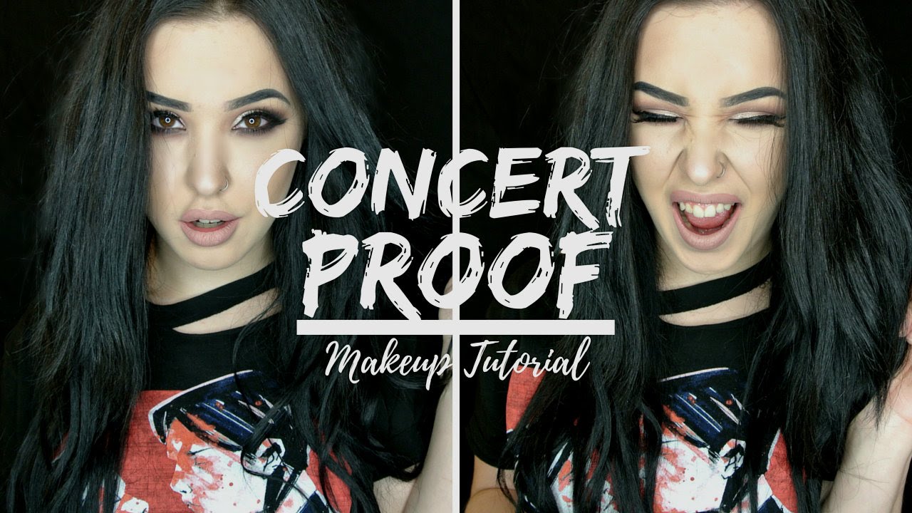 CONCERT PROOF MAKEUP | Affordable Glam Tutorial