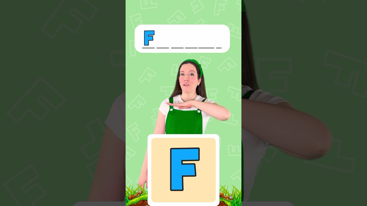 Le son de la lettre F - Apprendre &agrave; lire et parler fran&ccedil;ais #enfant #maternelle #education #phoneme
