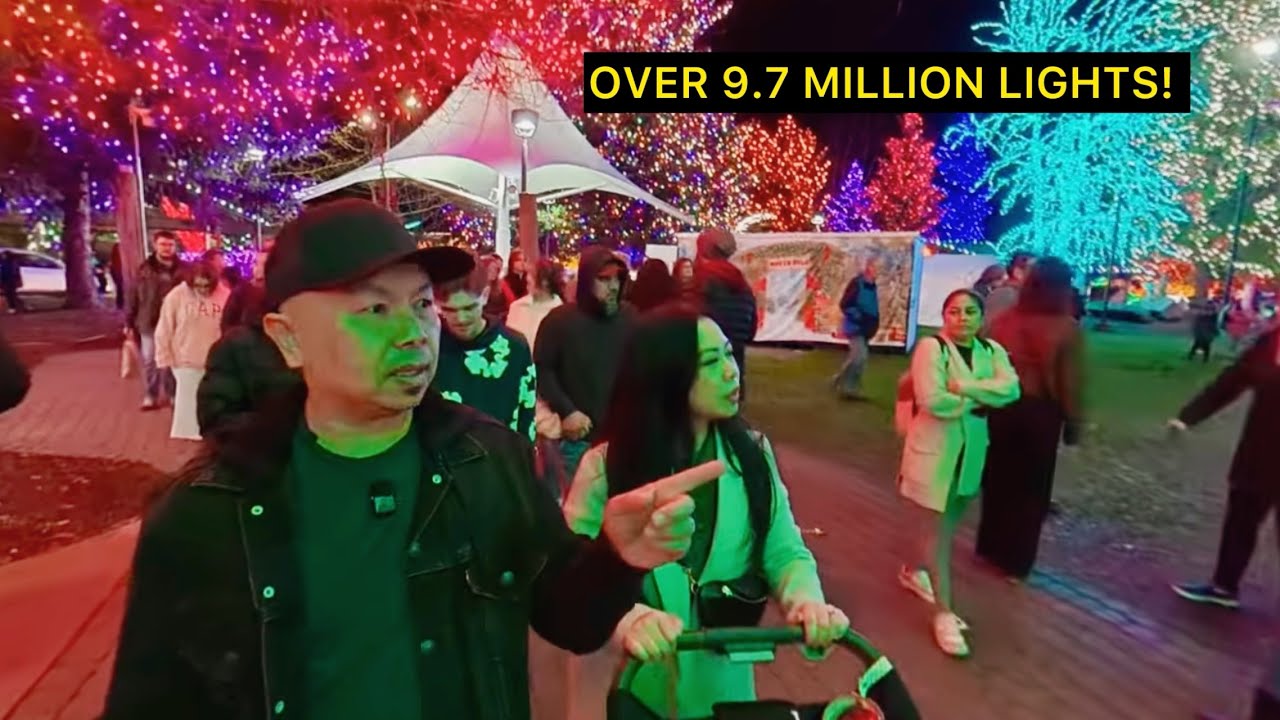 Более 9,7 миллионов огней! Tulalip Lights & Ice - видео 360° 🎄