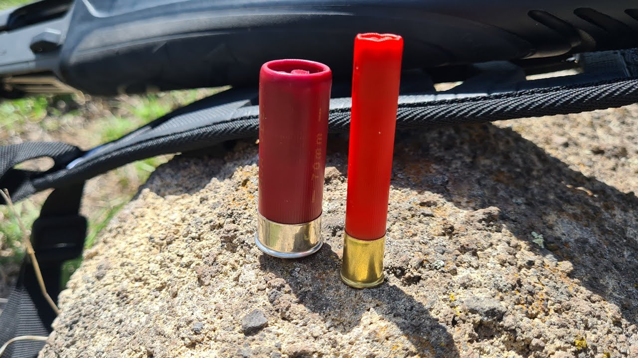 Comparando  .410 vs 12 ga de escopeta  el chiquito vs el grandote